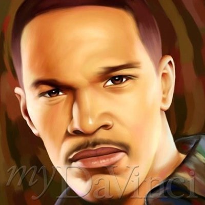 Jamie Foxx Pop Art Print - myDaVinci